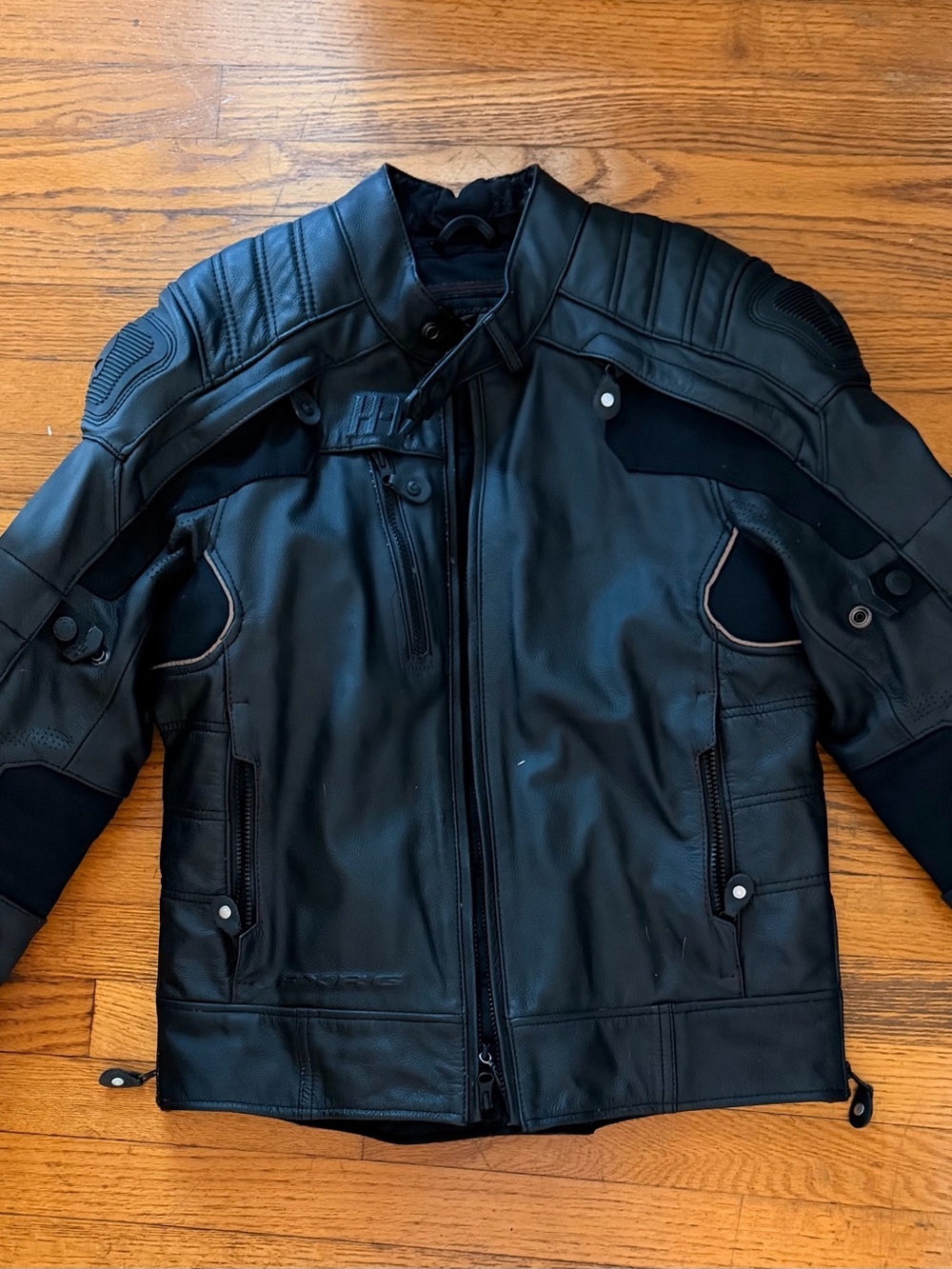 Harley-Davidson Black Leather Bomber Motorcycle Jacket
